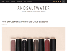 Tablet Screenshot of andsaltwater.com